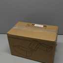 Woven Black Storage Baskets Shelf Tote Boxes Container, Durable Storage Organizer Bins with Built-in Handles for Bedroom, Office, Closet, Kids Room, Nursery, 3-Pack,11.4x 6.5x 4.5