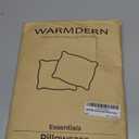 WARMDERN Light Grey Striped Pillow Covers King Pillow Cases Soft Microfiber Stripe Pillow Cases Set of 2 Boho Tufted Stripes Textured Pillowcase with Envelope Closure(Light Grey, King, 20x36 Inches)