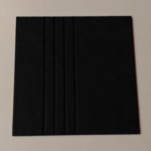 12PCS Acoustic Panels (Harmony Grooved, Black)