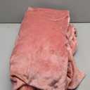Hansleep Fleece Dusty Rose Full Blanket, Super Soft Flannel Fuzzy Plush Cozy Blanket for All Seasons, Dusty Rose, Full 84x90 Inches