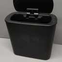 TIPGO Automatic Motion Sensor Bathroom Trash Can with Lid, 2.6 Gallon Touchless Trash Bin, Smart Garbage Can Plastic Slim Wastebasket for Bedroom, Office, Dorm (Black)