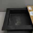 VEVOR Shower Niche, 16 x 28 x 4 inch Recessed Wall Niche with Movable Divider Shelf, Modern Soap & Shampoo Storage Organizer, Square Corners, Sealed Waterproof Design, Black for Bathroom Shower