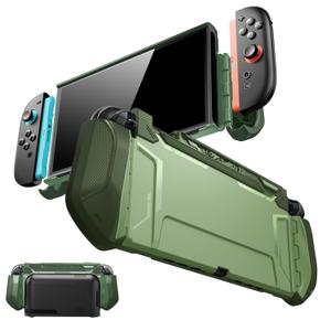 Mumba for Nintendo Switch 2 Case [Blade Series] [Dock Friendly] [Military-Grade Protection] Switch 2 Grip Protective Cover Shell, Quick-Release Joy-Con, Accessories for Switch 2 Controllers (Green)
