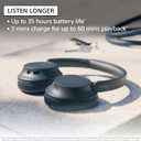 Sony WH-CH720N Noise Canceling Wireless Headphones Bluetooth Over The Ear Headset with Microphone and Alexa Built-in, Black New