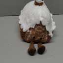 Christmas Plush Stuffed Gingerbread Pillows for Couch, Bed, Living Room - Chic Ginger House Decoration Pillows for Christmas Party, 12.5"