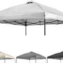NINAT 10x10ft Canopy Replacement Top Pop Up Tent Cover Roof with Air Vent, Waterproof for Outdoor Garden Patio Pavilion Sun Shade(Top Only) White