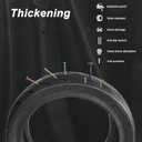 9.5x2.50 Scooter Tires, 9.5 Inch Tubeless Tire, Front Rear Wheel Replacement Scooter Tire, Self Repairing with Valve for NIU KQi3/Pro/Max Electric Scooter Accessories, Non-Slip, Shockproof (1 Pack)