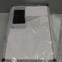 GOZILLA Small Turtle Tank with Filter, Acrylic Aquarium Turtle Tank Starter Kit with Multi-Functional Areas for Tortoise, Crabs, Crayfish, Small Reptiles. (White+Filter)