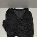 hibshaby Sexy Mesh Black Leopard Jumpsuits for Women Bodycon Outfits Streetwear Rompers, Large