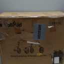 Walkers for Seniors,Heavy Duty Rollator Walker Wheelchair Combo, 2 in 1 Rollator Transport Chair with Brakes, 450 lb Rolling Walker 10" Big Wheels for All Terrain, Red