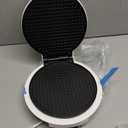 Proctor Silex Waffle Cone and Ice Cream Bowl Maker with Browning Control, Shaper Roller and Cup Press, 7.5 PFAS-Free Nonstick Plates, White (26410MN)