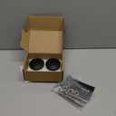 STETION Quick Latch Hood Pins Universal 2 Pack 2.44" Diameter Quick Release Latch Push Button Quick Release Hood Bonnet Pins Lock Clip Kit (2 Pack-Black)