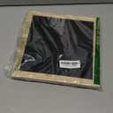 Felt Letter Board with 294 Letters, Numbers & Symbols - 10 x 10 inch Changeable Message Board with Wooden Frame Wall Mount Hook, Black & Wood