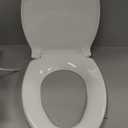 Soft Close Toilet Seat Elongated and Lid for TOTO SS114#01, Cotton White, Mounting Hardware included