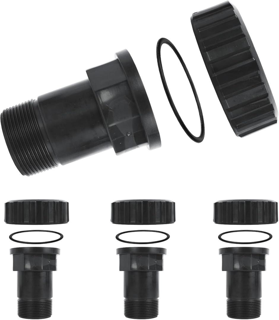 SP1500UNMPAK1 Male Union End Connector Replacement 1-1/2-Inch for fit Hayward CL200,CL220 and CL 220BR Series Pools and Spa Chlorine Feeders-Set of 4