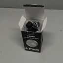 Silicone Ice Ball Molds for Whiskey - Set of 4 Round Makers with Lids for Cocktails, Bourbon, and Drinks - Black