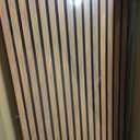 3D Slat Acoustic Wall Panels with Wood Finish Accent, 4 Pack Sound Absorbing Paneling for Studio, Office, Living Room, Bedroom Interior Decor (Natural Walnut, 48''L x 24''W)