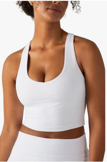 YITTY Active Women's UltraLuxe Built-in Bra Tank Top, Athleisure, 4-Way-Stretch, 2X