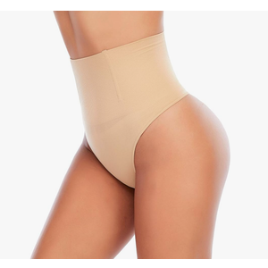 Werena Tummy Control Thong Shapewear for Women Seamless Shaping Thong Panties Body Shaper Underwear, Small