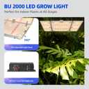 Barrina 4x4 Grow Lights for Indoor Plants Full Spectrum, BU2000 Dimmable, Adjustable LED Grow Light Panel, 816 LEDs, High PPFD, Plant Lights for Indoor Growing, Seedling, Flowering and Fruiting (15.36"15.36")