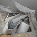 3PCS Bed Wedge Pillow for Headboard, Adjustable Wedge Pillow for Sleep Apnea, 23 Wide Triangle Pillow Wedge Set for After Surgery, Acid Reflux Relief, Snoring, Neck&Back Support, White/Grey