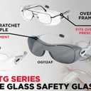 MCR Safety Glasses OG110AF Law Over The Glass Safety Dialectric Glasses, Polycarbonate Clear Lens with UV Protection, Scratch Resistant and Anti-Fog Coating , 1 Pair (One Size)