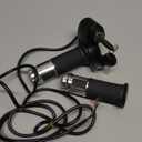 1 Pair EBike Throttle Grip, Universal Electric Bicycle Scooter Twist Handlebar with LCD Battery Voltage Display Key Knock, 12V-84V Electric Bike Throttle Grip for Motorbike Motorcycle E-Bike
