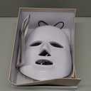 SDKWDH LED Face Mask Light Therapy, Red Light Therapy Mask with 7 Colors, 850nm Infrared & Red Light Therapy for Face, Portable Anti-Aging Skin Rejuvenation Tool with Timer for Home Use