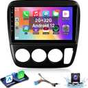 Leadfan Car Stereo for Honda CRV 1997 1998 1999 2000 2001 Radio with Wireless Carplay Android Auto, Audio Receivers 9'' Touch Screen in-Dash Bluetooth WiFi GPS Navigation SWC Backup Camera Manual AC