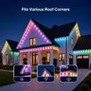 APPECK 13PCS Track Kit for Permanent Outdoor Lights C5111, 50ft, White