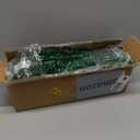 CCINEE 3FT Artificial Christmas Tree, Small Mini Table Top Green Xmas Tree with Flocking Snow Frost Tip and Metal Stand for Porch Coffee Table Centerpiece Arrangements Home Office Holiday Decor