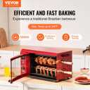VEVOR Shawarma Grill Machine - 2 String Barbecue Capacity Chicken Shawarma Cooker Electric Broiler Gyro Rotisserie Oven Doner Kebab Grill for Home, Restaurant, Kitchen Parties