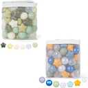 TRENDPLAY Star Balls for Ball Pits 200 Count Plastic Balls for Baby Ball Pit, for Boys Girls Toddlers Play Tent