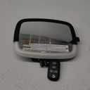 Munchkin Baby Car Mirror for Rear Facing Car Seats, Night Light LED Pivot 360 Baby in-Sight Adjustable Auto Mirror, Black