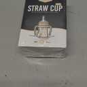 GROSMIMI Spill Proof no Spill Magic Sippy Cup with Straw with Handle for Baby and Toddlers, Customizable, PPSU, BPA Free 6 oz (Peach)