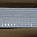 CKE 100 Pack 26" White Round Aluminum Balusters, White Aluminum Spindles with Screws& Conectors for Indoor Outdoor, 3/4" Diameter Hollow Deck Round Balusters for Wood and Composite Deck Balusters