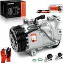 A-Premium Air Conditioner AC Compressor with Clutch Compatible with Nissan Sentra 1.8L 2013-2019