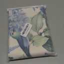 Chinoiserie Pillow Covers 18x18 Set of 2 Blue Green Floral Bird Pillow Cases Vintage Flower Seasonal Outdoor Throw Pillows Linen Farmhouse Chinoiserie Decorative Cushion Case for Couch Sofa