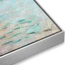 Floating Frame for 16x20 Canvas Paintings with 0.6-0.8" Deep, DIY Metal Canvas Floater Frames for Abstract Art Prints Family Wedding Portraits, Gallery Wall Att Decor, No Glass & Back (Silver)