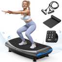 MERACH Vibration Plate Exercise Machine, 7-in-1 4D Vibration Plate with Glide, Swing & Massage, Vibrating Plates with Whole Body Workout Sculpting Platform for Home Fitness for Women Men
