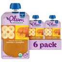 Plum Organics Stage 2, Organic Baby Food, Banana and Pumpkin, 4 Ounce Pouch (Pack of 6) 3 Box BBD: 12-22-26