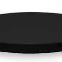 Neatfi 9.84" Diameter Round Weighted Base 19.62 lbs, Sturdy Replacement Lamp Base for Desk & Magnifying Lamps, Heavy Base for Home Office, Compatible with 0.5" Diameter Poles (Black)