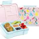 Simple Modern Disney Bento Lunch Box for Kids | BPA Free, Leakproof, Dishwasher Safe | Lunch Container for Girls, Boys, Toddlers | Porter Collection | 5 Compartments | Princess Rainbows