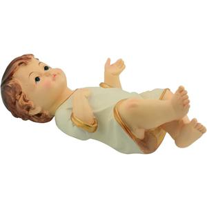 Baby Jesus Figurine | Beautiful Detailed Christ Child | Christmas Nativity Manger Scene Piece | Great Gift for Advent of Christmas | Christian Home Dcor (6" Baby Jesus)