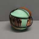 Space Heater, Portable Heater for Office Desk, 400W Mini Tent Warmer for Camping (Indoor Use), With Tip-Over Protection, Lightweight (Apple Green)