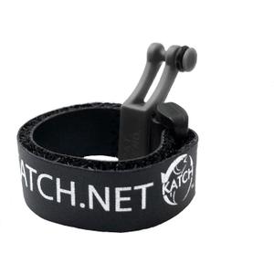 Hook Keeper for Fishing Rod: Regular & Mini Sizes - Secure Lure & Accessory Holder (Black, Mini)