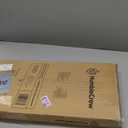 Humble Crew 4-Tier Kids Bookshelf, Grey Wood/White - Premium Book Shelf for Kids Rooms with Four Deep Pockets - Toddler Sling Book Rack with Deep Sleeves, Nursery Bookcase Organizer