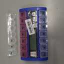 Med-Q Digital Pill Box with Alarms Pill Organizer with Flashing Lights & Beeping Reminders Monthly Pill Dispenser for Seniors, Dementia, Alzheimers, Medication & Vitamin Management