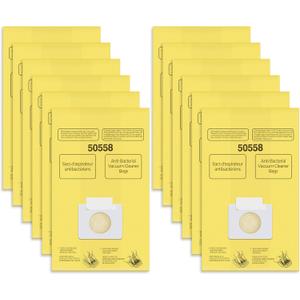 Vacuum Bags Replacement for Kenmore Canister C/Q 5055 50555 50557 50558 and Panasonic Type C-5 C-18 Vacuums - Premium Vacuum Cleaner Dust Bag - 12 Pack