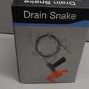 33 Ft Drain Snake Auger, Heavy Duty Plumbing Snake for Sink, Tub, and Shower, Clog Remover Drain Cleaner Tool with Gloves